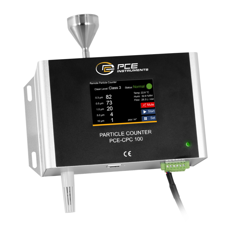 Contatore di particelle per installazione fissa PCE-CPC 100